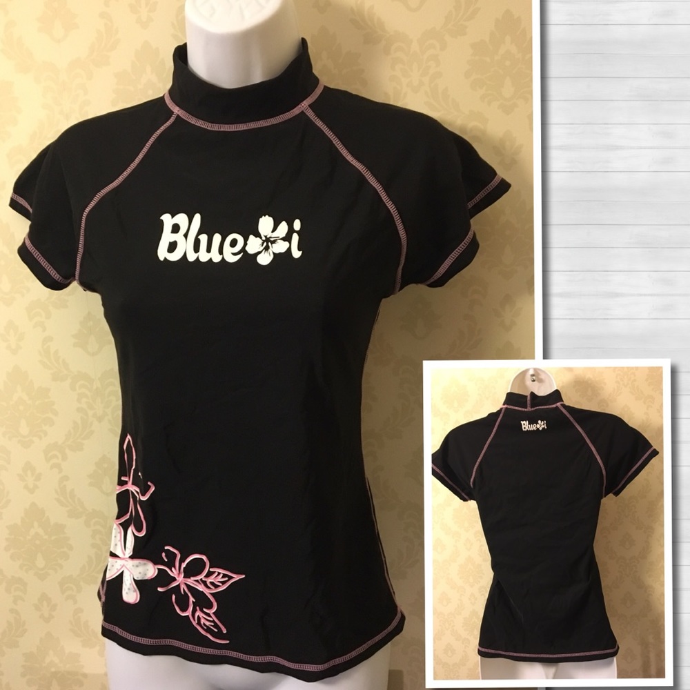 Swimsuit Surf Top black white pink Girl’s L